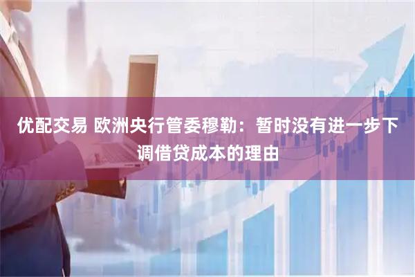 优配交易 欧洲央行管委穆勒：暂时没有进一步下调借贷成本的理由